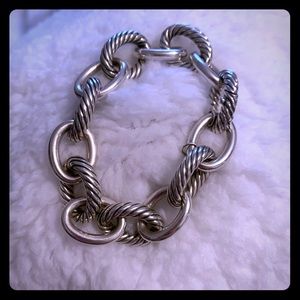 Extra large oval link David Yurman Braclet